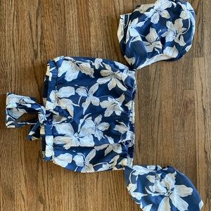 Off the shoulder floral top